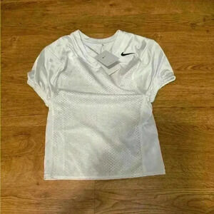 Boys White Nike Dry-Fit Jersey Shirt - Brand New with Tags